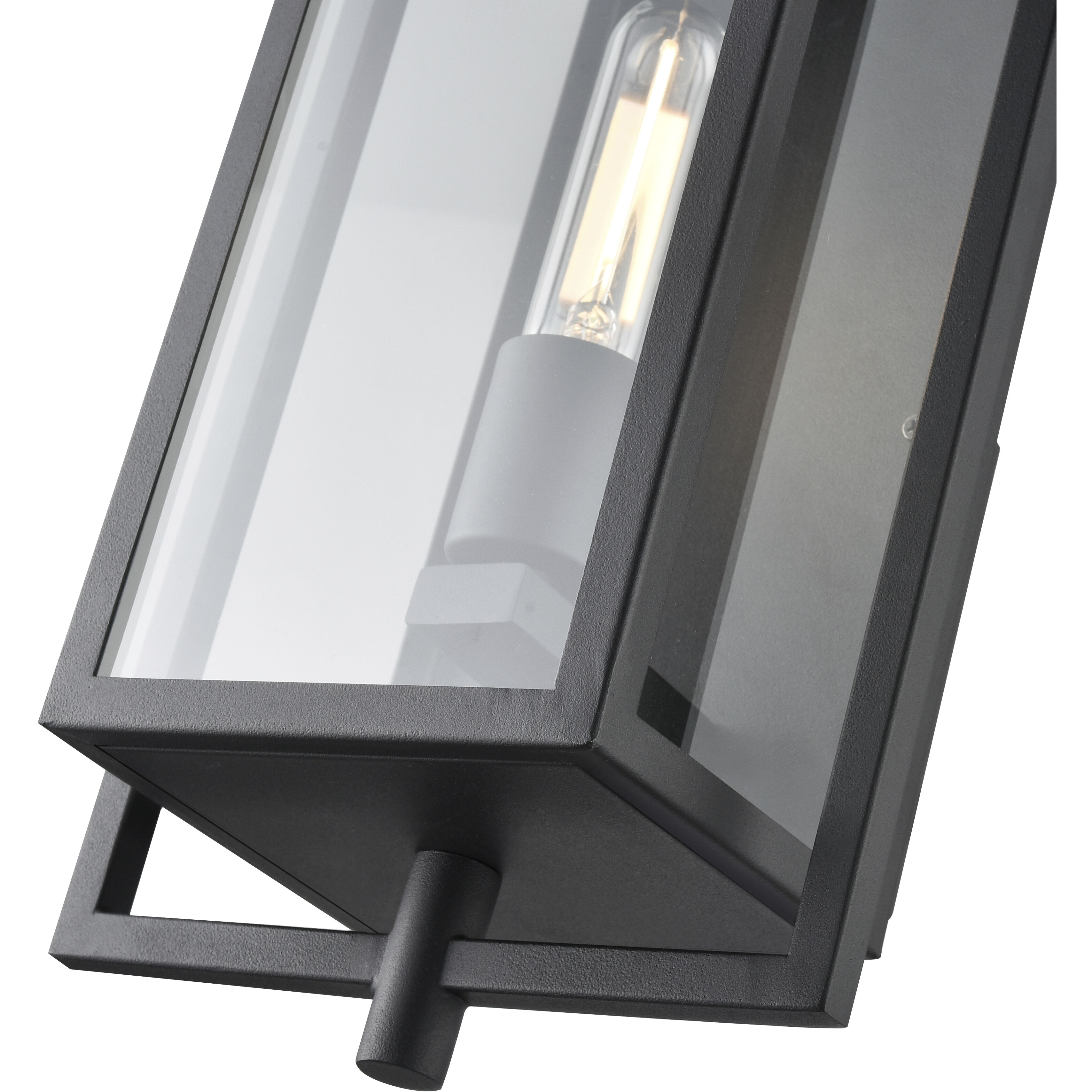 Rankin 1 Light 15.7 inch Textured Black Outdoor Wall Sconce